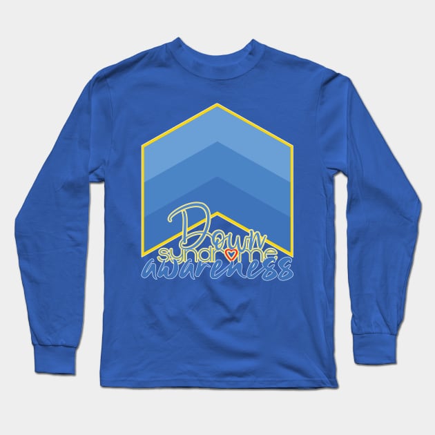 Down Syndrome Tribe- Awareness Long Sleeve T-Shirt by Prints with Meaning